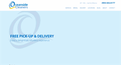 Desktop Screenshot of oceansidecleaners.com